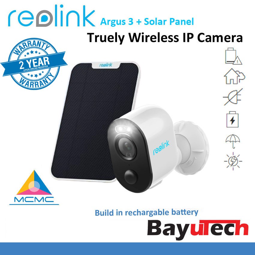 REOLINK Argus 3 Color Night Vision , Flood Light 100 WireFree