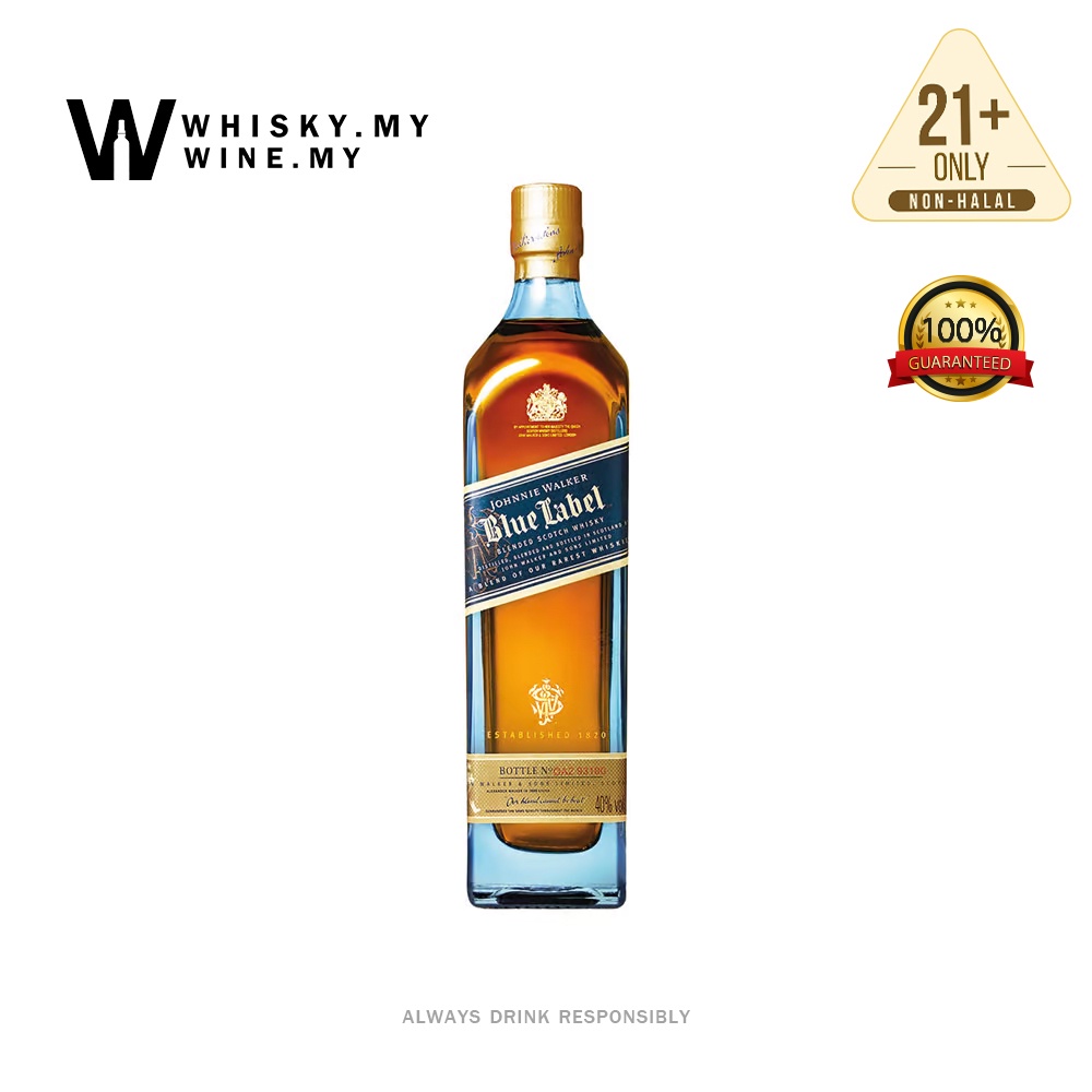 JOHNNIE WALKER Blue Label Whiskey (200ml) Shopee Malaysia