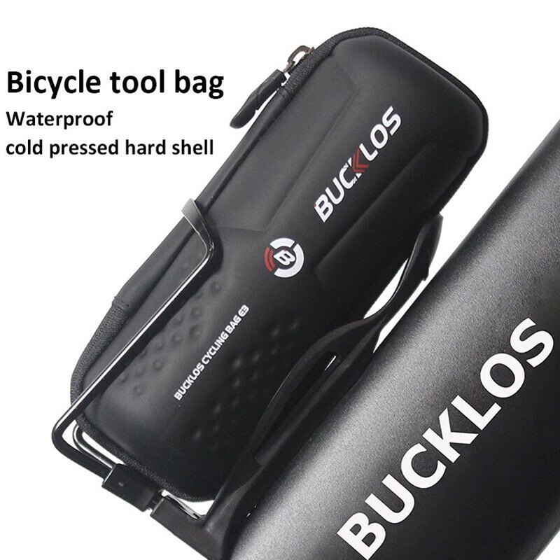 BUCKLOS Cycling Tool Bag Kettle Bicycle Hard Shell Bag Rainproof Mtb