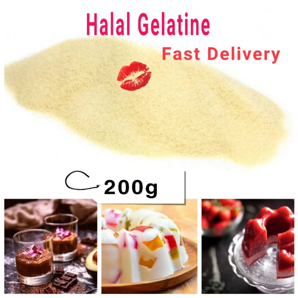 Gelatin / halalgel / halal Shopee Malaysia