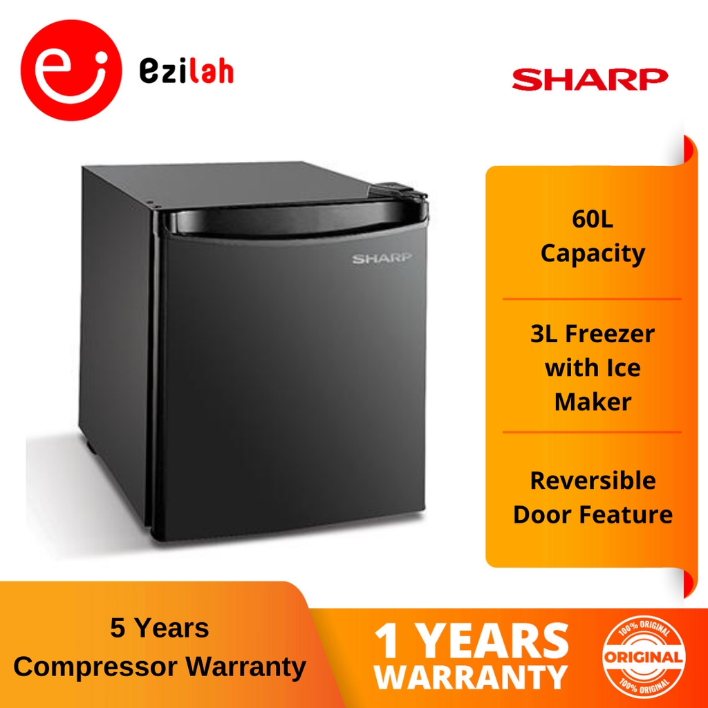 Sharp Mini Bar/Fridge (60L) SJM60MK Shopee Malaysia