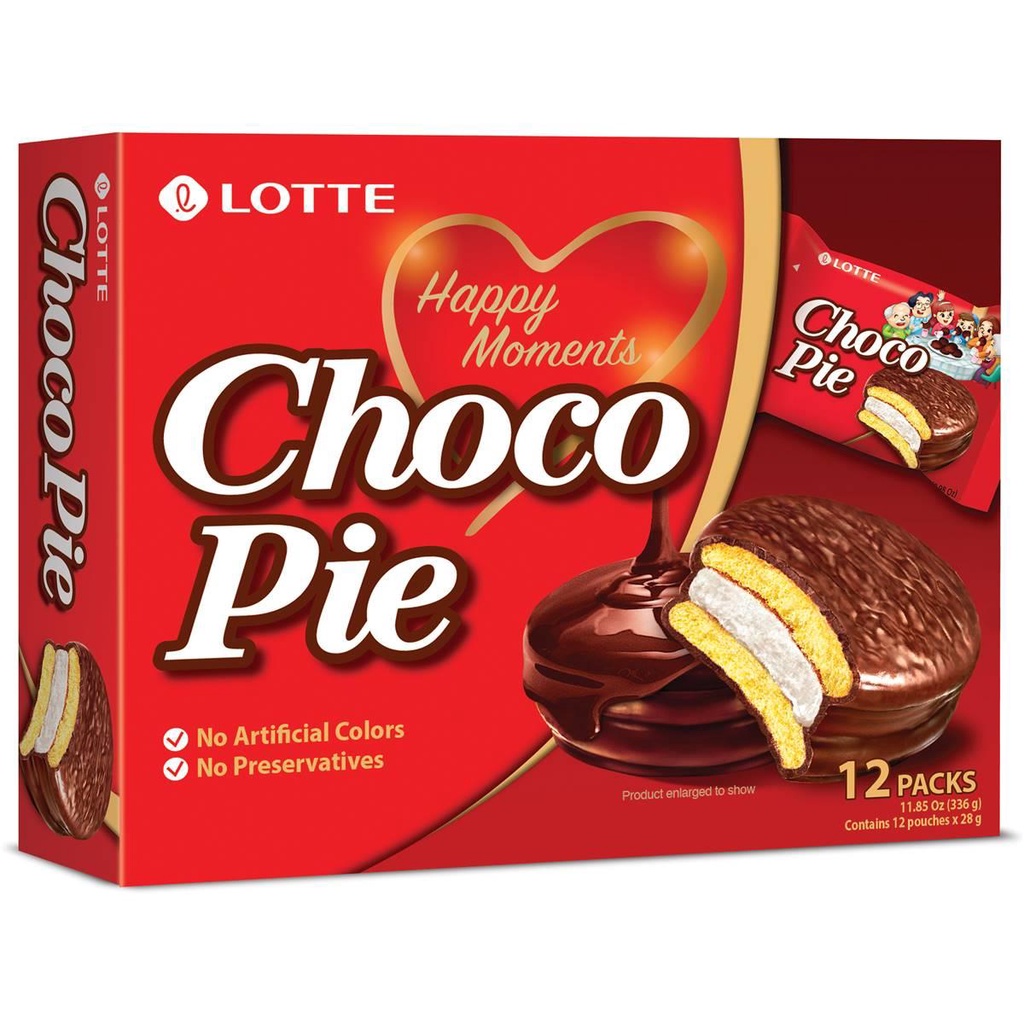 Lotte Choco Pie Original 336g ( 12 packs x 28g ) Shopee Malaysia