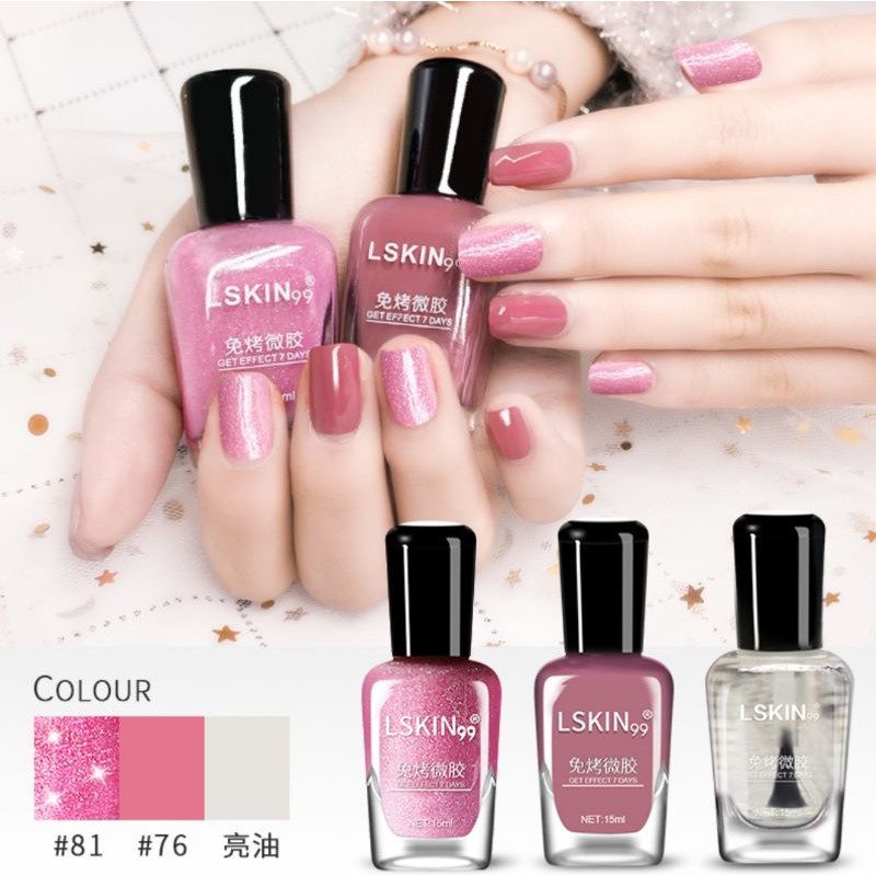 LSKIN99 Series2 Nail Polish MicroGel Cat Kuku Gel tahan lama Gel nail polish non bake Shopee