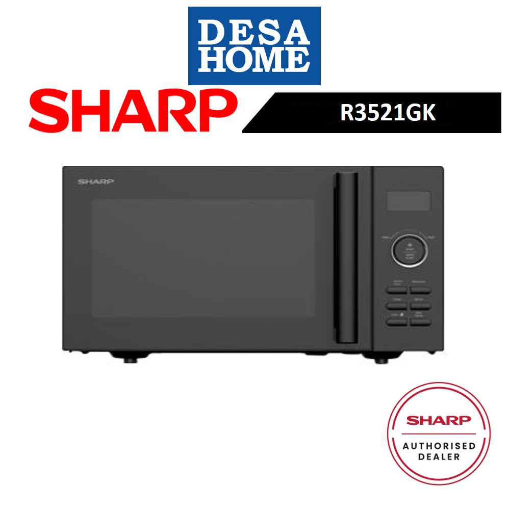 Sharp Digital Microwave Oven 25L R3521GK Shopee Malaysia