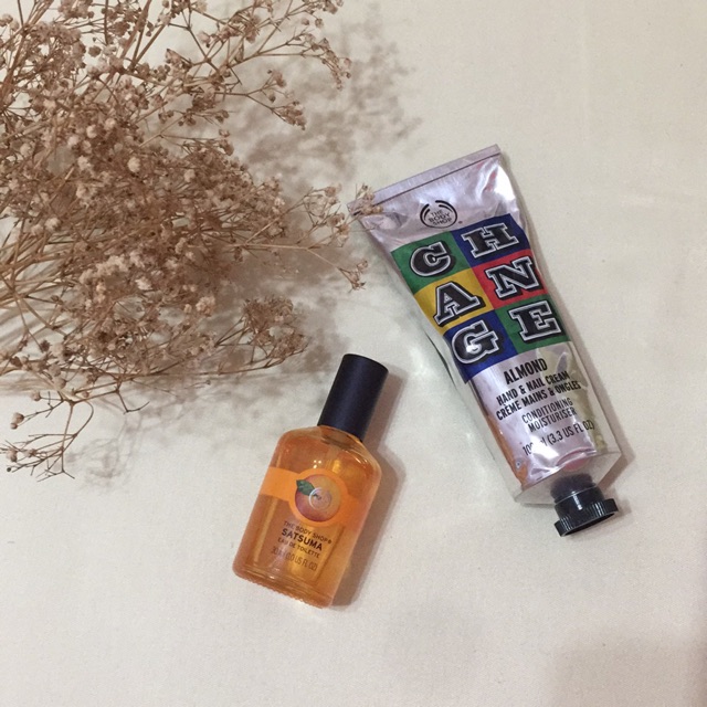 The Body Shop Satsuma Eau De Toilette + Almond Hand cream (free gift