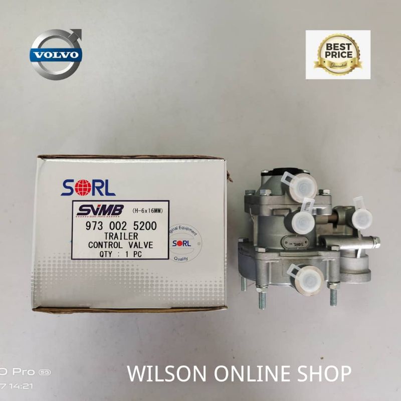 SORL Volvo Trailer Control Valve 9730025200(6HolesX16MM) Shopee Malaysia