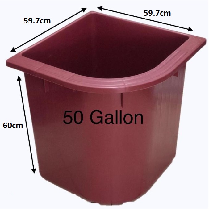 50 GALLON WATER TUB / 50G WATER TUB / KOLAH AIR MANDI / KOLAM AIR