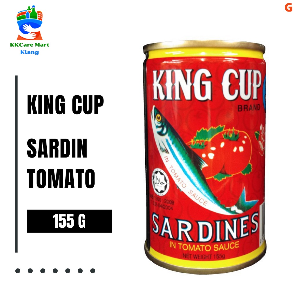 King Cup Sardines In Tomato Sauce 155g Shopee Malaysia
