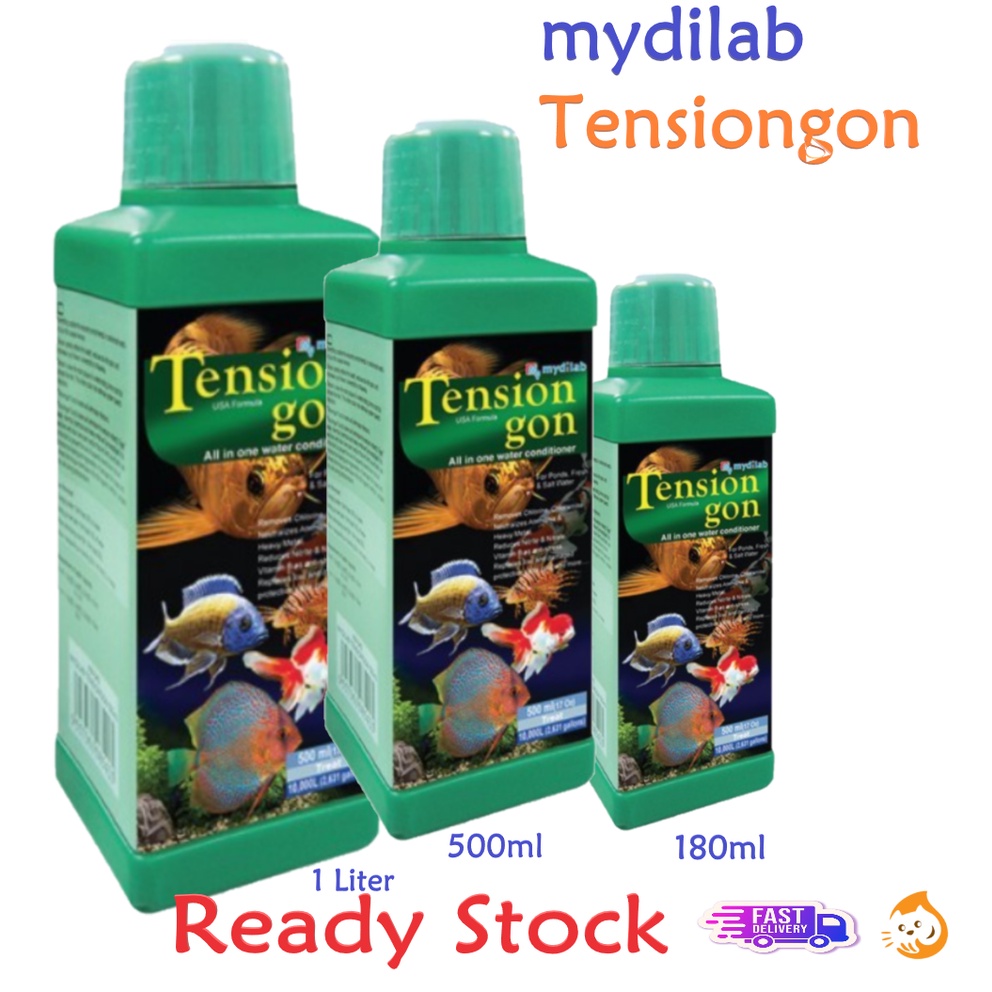 Mydilab tension gon anti chlorine fish aquarium remove chlorine, anti