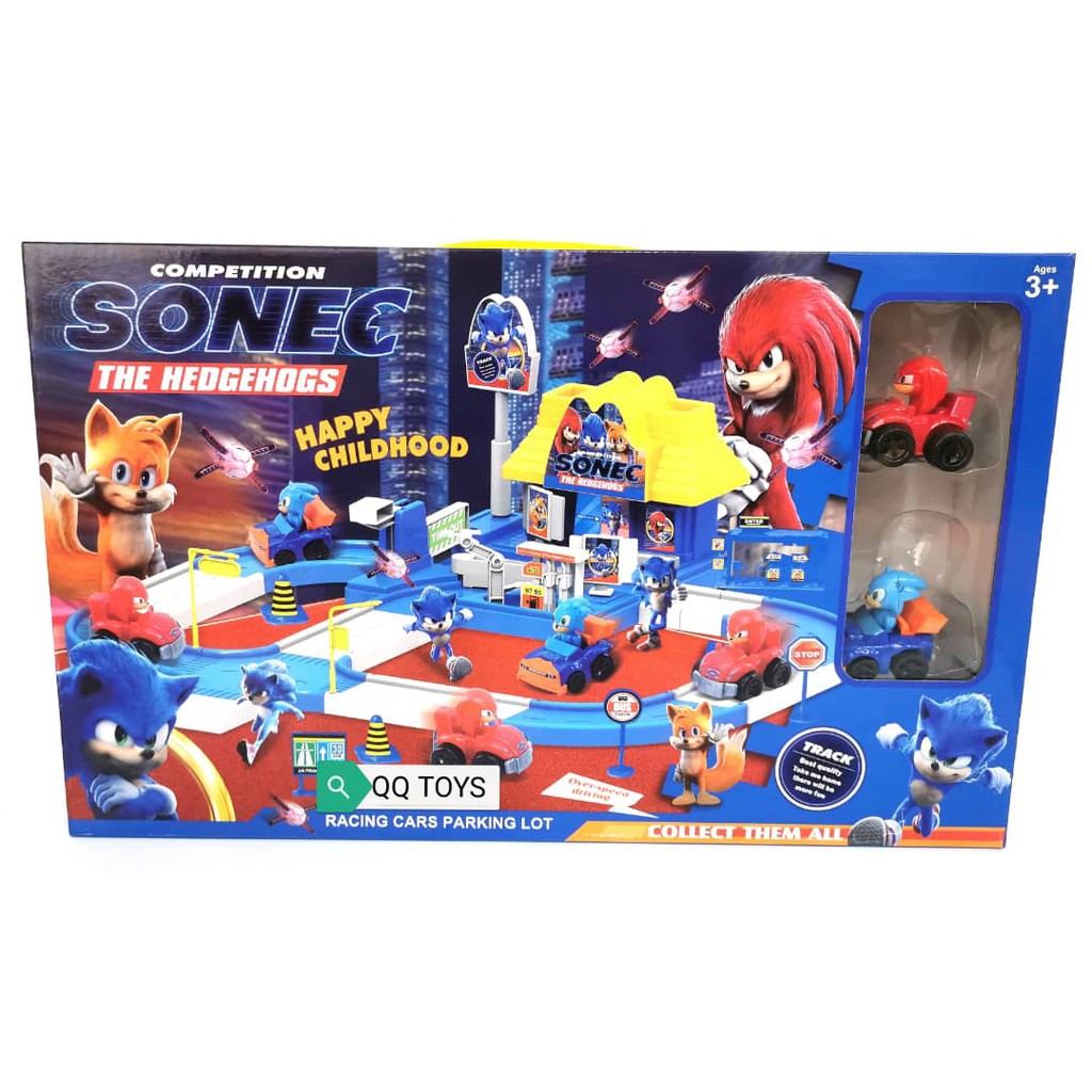 sonic the hedgehog toys parking lot set Shopee Malaysia