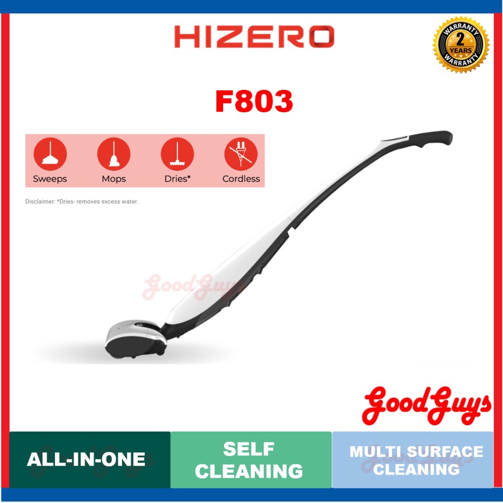 [Free Aeon Voucher RM50] HIZERO F803 (NEW VERISON) 4in1 Bionic Floor Cleaner Sweep Dry Mop