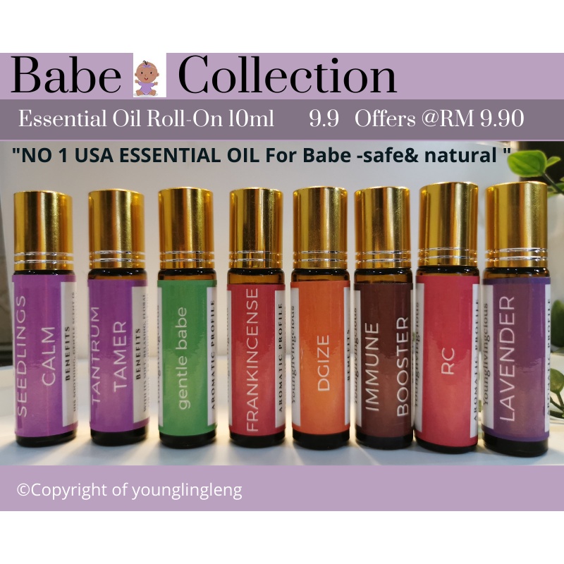 [4.4 Lowest Price] Young Livings Baby Pure Essential Oil Roll On 10ML