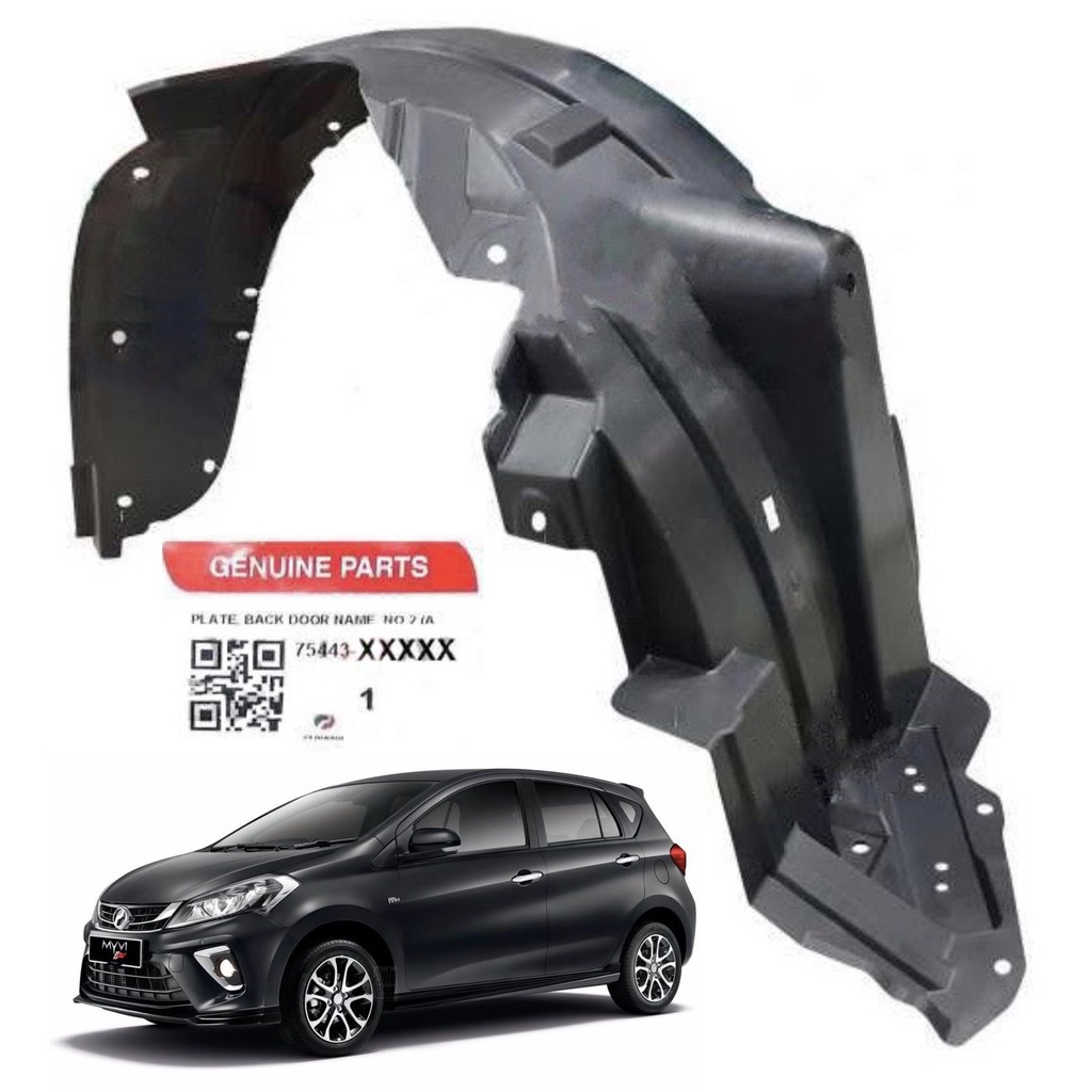 Perodua MYVI (2018) “ORIGINAL” FENDER LINER (NEW) DAUN PISANG