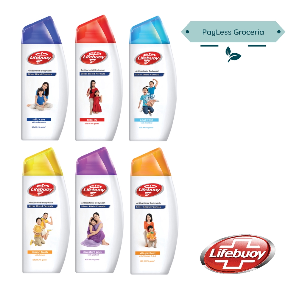 LIfebuoy Anti Bacterial Shower Gel / Mandian / Bodywash 300ml Shopee
