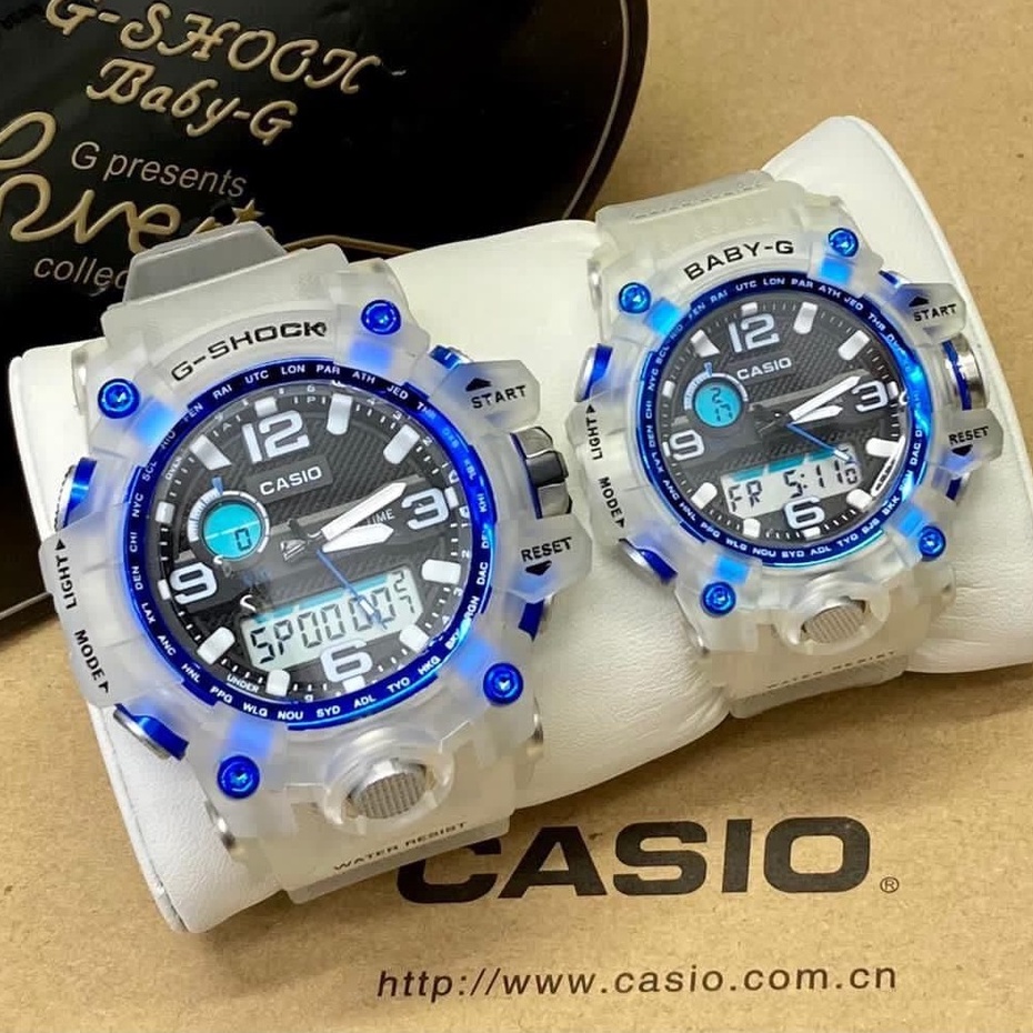 [NEW SALE] GShock Mudmaster Jelly DW1523 Couple Set Dual times Watch
