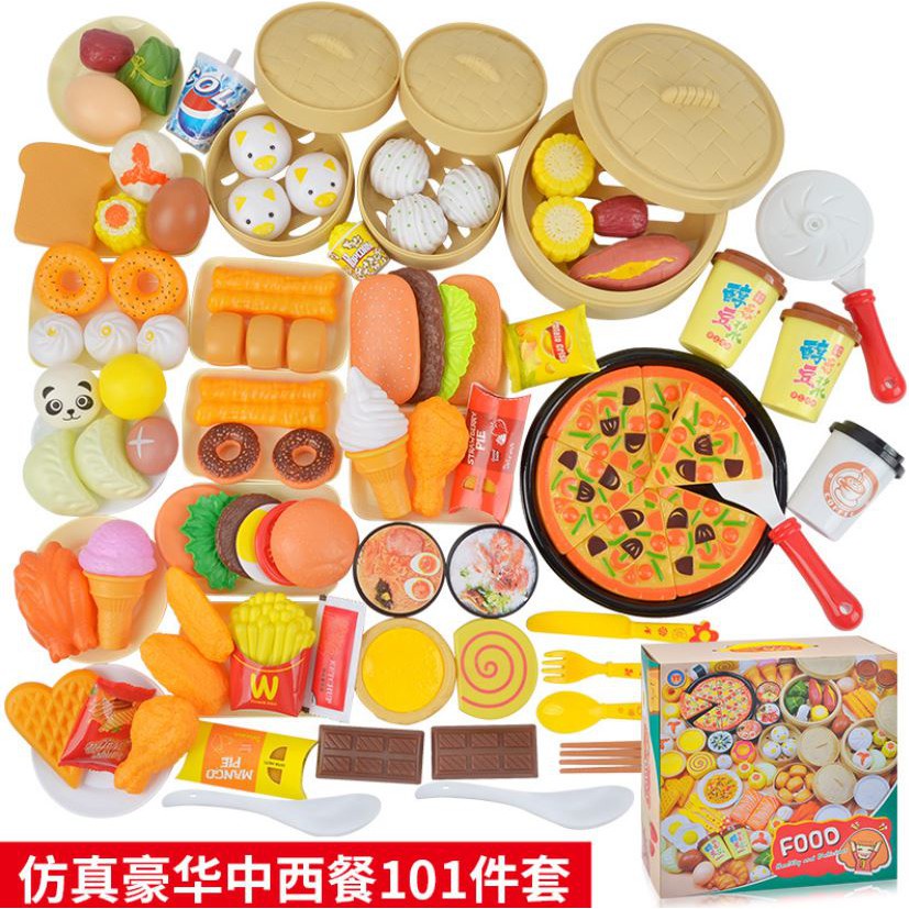 Kitchen Toys Play Set Children Pretend Dinner Kitchen Cooking Toys