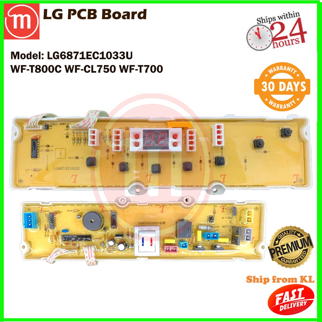 LG WASHING MACHINE PCB BOARD WFT800C WFCL750 WFT700 WFT1050 LG6871EC1033U SPARE PART