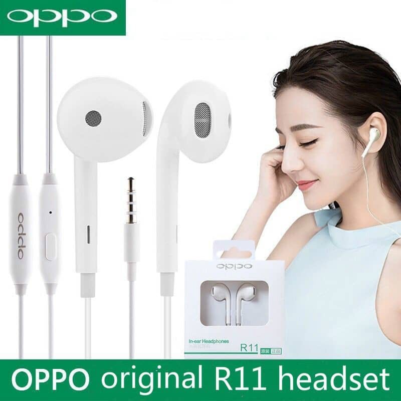 100 Oppo MH135 Android 3.5mm Earpod Earphone With Headphone Plug