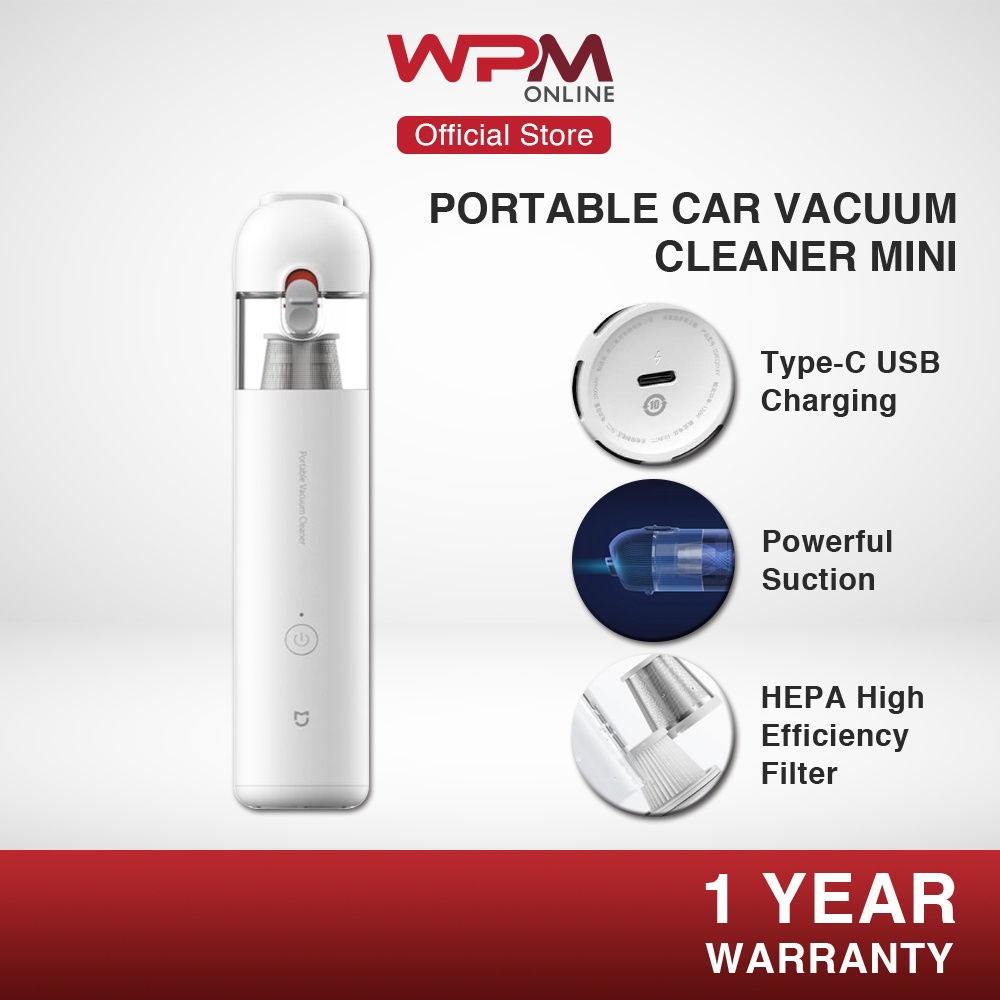 Xiaomi Portable Car Vacuum Cleaner Mini Cordless Handheld Handheld