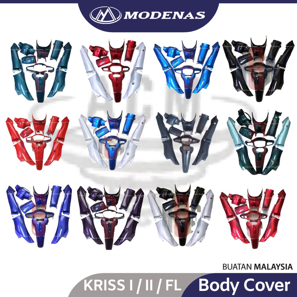 MODENAS Kriss100 Kriss110 1 2 FL Body Cover Set Kit Color Parts Kriss