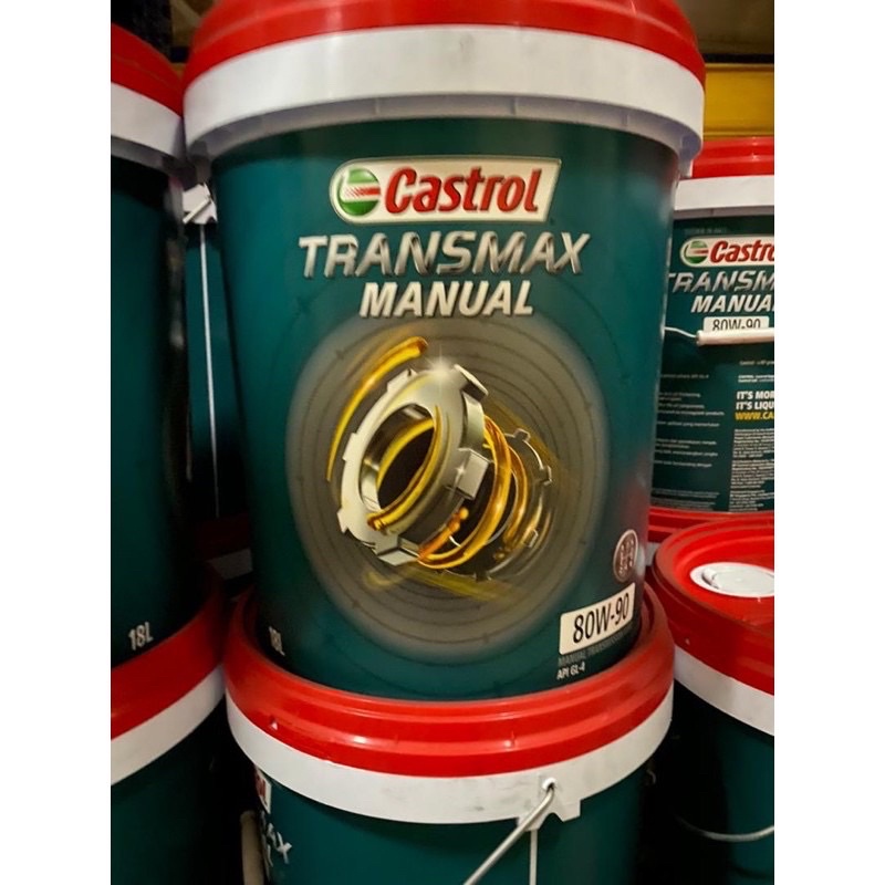[100 Original] [18L] Minyak Gearbox Manual Castrol GL4 80W90
