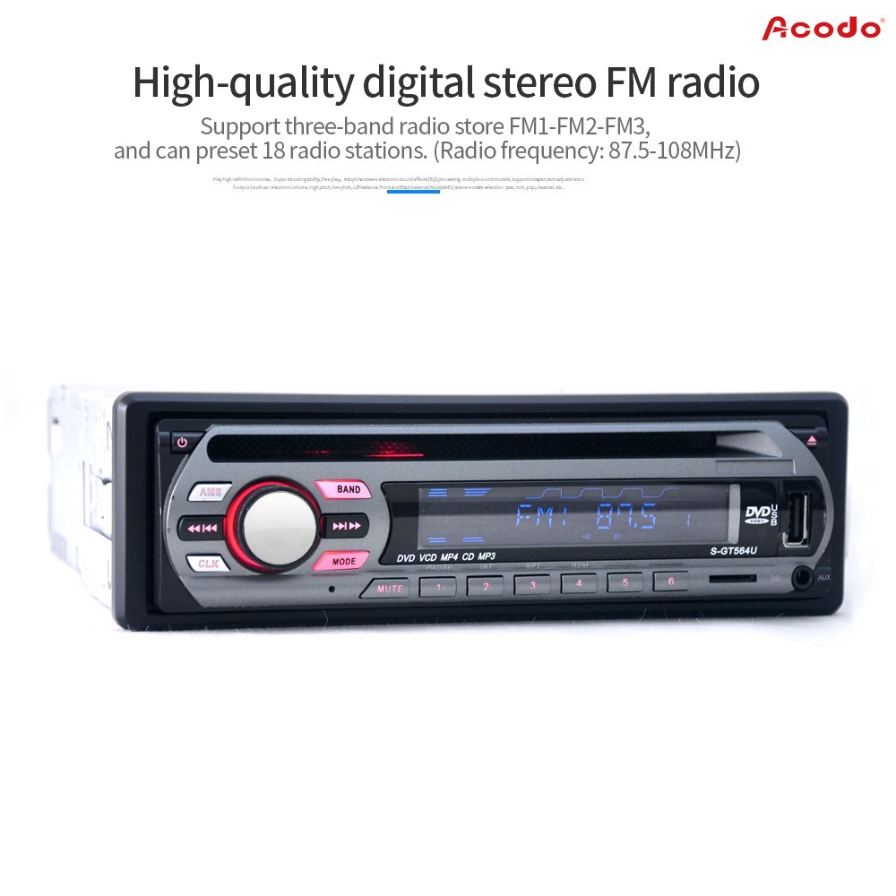 SONY SGT460U Singledisc DVD Player, VCD CD MP3 MP4 Can Be Inserted U