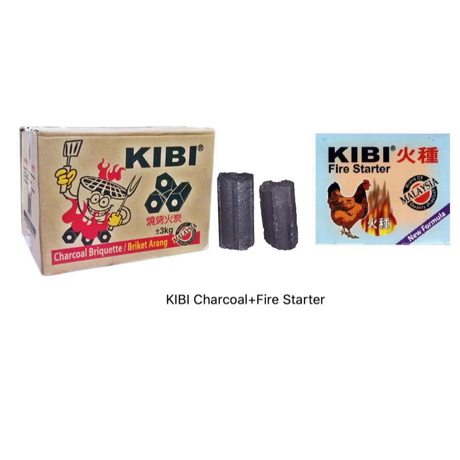SEMENYIH 3KG Kibi Charcoal Fire Starter/Arang Barbecue Shopee Malaysia