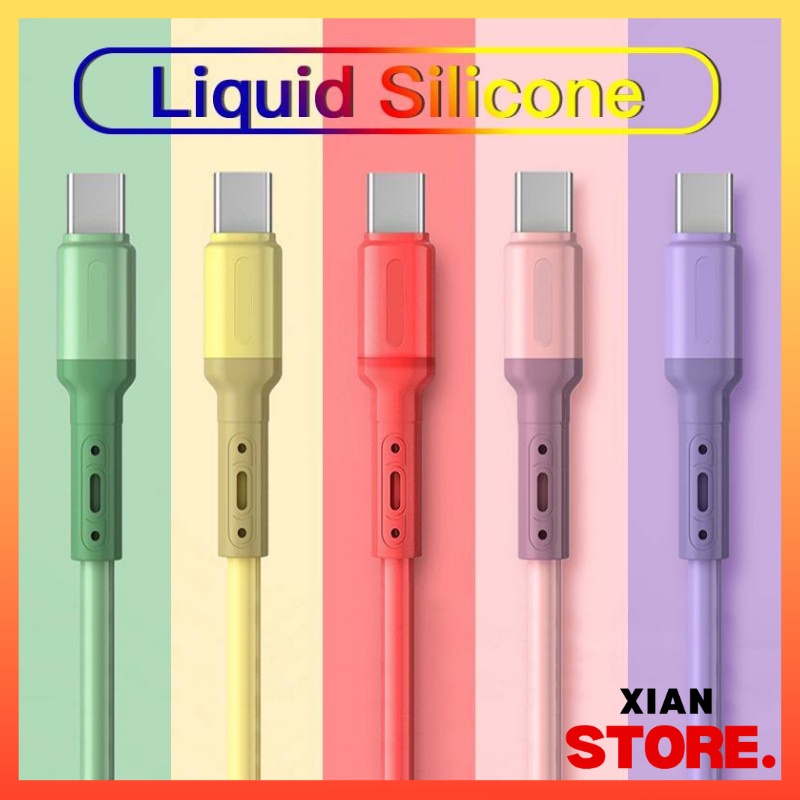 5A Fast Charging Cable liquid silicone cable Compatible for iPhone