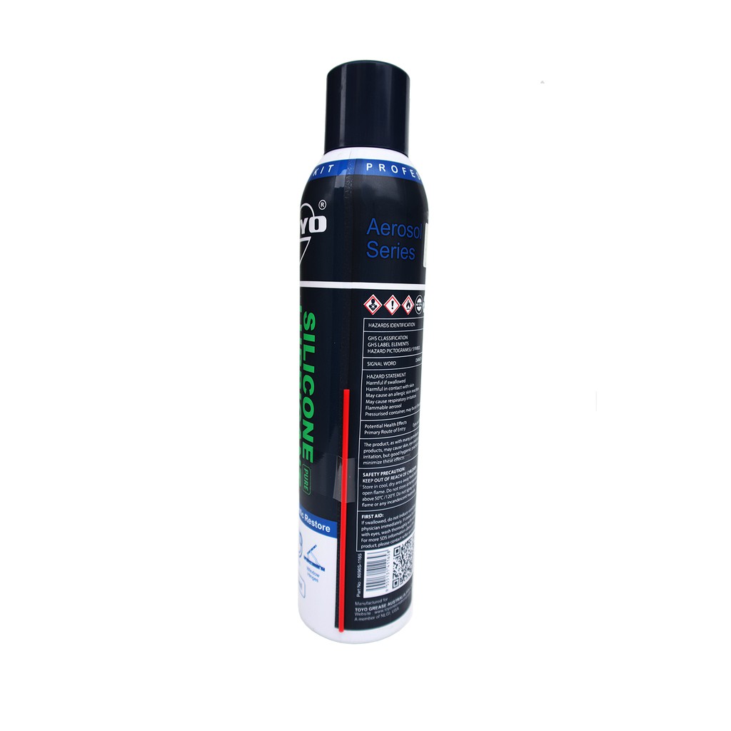 Toyo Rubber Grease Silicone Spray Grease for Clean Lubrication 300ml