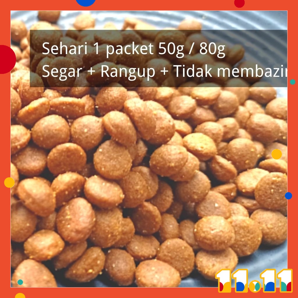 Makanan Kucing Sekali Sepacket 50g 80g Kucing Dewasa Kitten Kucing