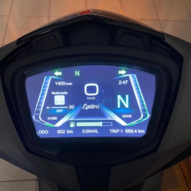 LATIVO RACING METER Y15ZR V2 MODIFIED V1 /Y15ZR V2