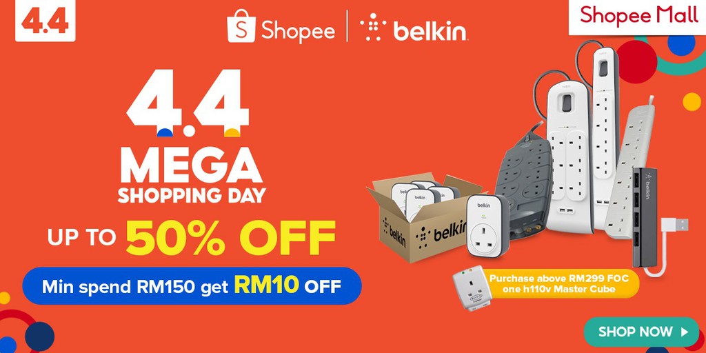 belkin.my, Online Shop Shopee Malaysia