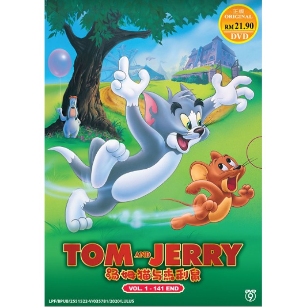 Tom and Jerry Cartoon DVD Over 10 Hours Shopee Malaysia