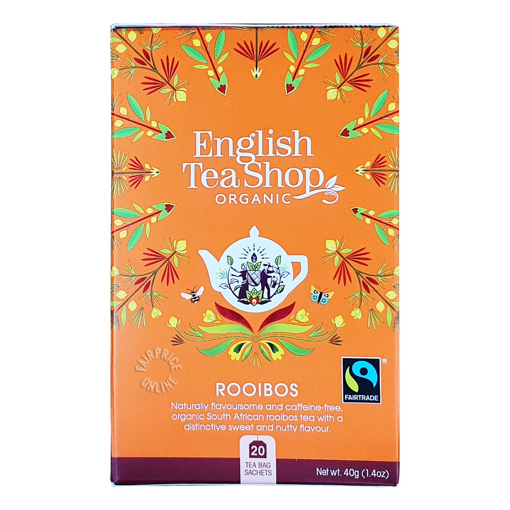 English Tea Shop Organic Tea Rooibos 40g Shopee Malaysia