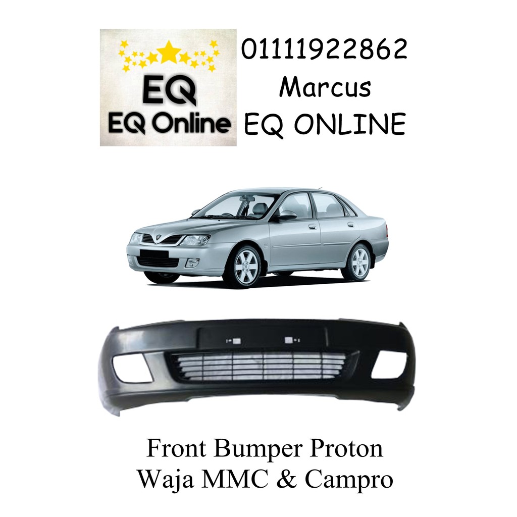 Proton Waja 2000 Front Bumper ** MMC & Campro ** PP Plastic Malaysia