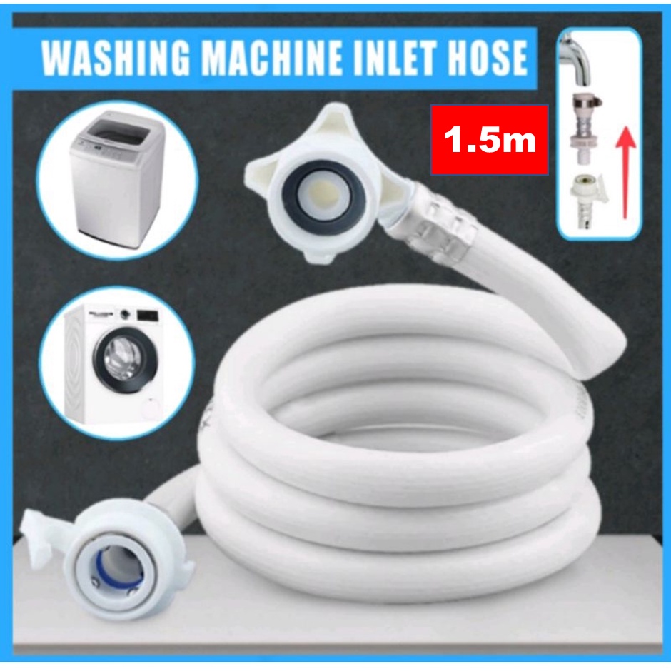 1.5 meter Washing Machine Water Hose Mesin Basuh Inlet Hose Washer Pipe