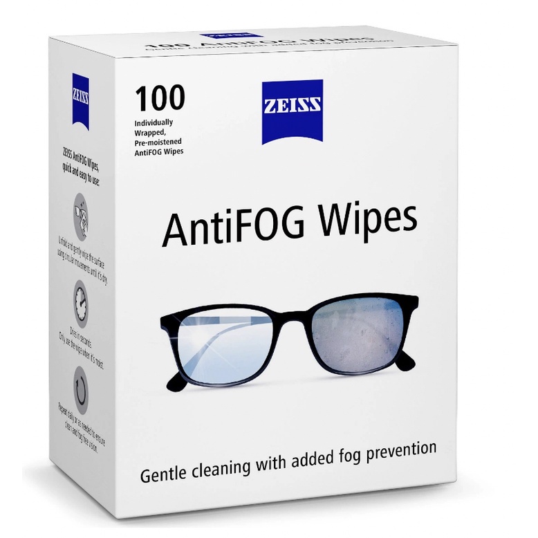 Zeiss Anti Fog Wipes 100Pcs Shopee Malaysia