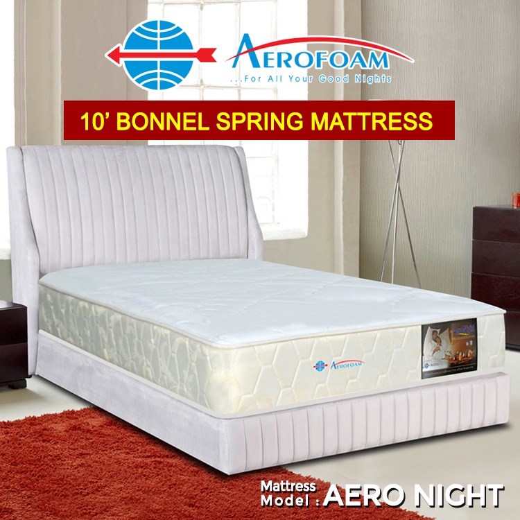 Aerofoam Aero Night Chiropractic Spring Mattress With PU Foam/Coconut