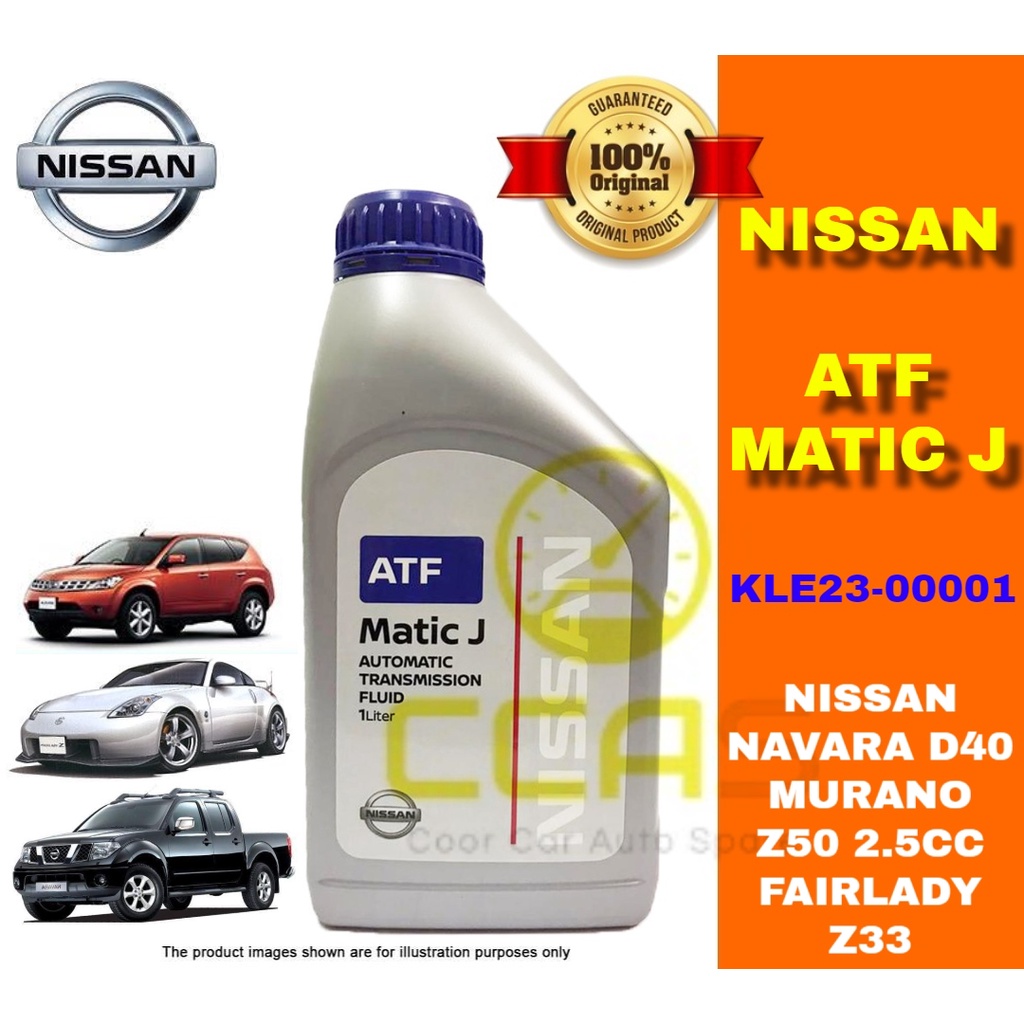 100 ORIGINAL Nissan ATF MaticJ Matic J 1L Navara Elgrand Murano
