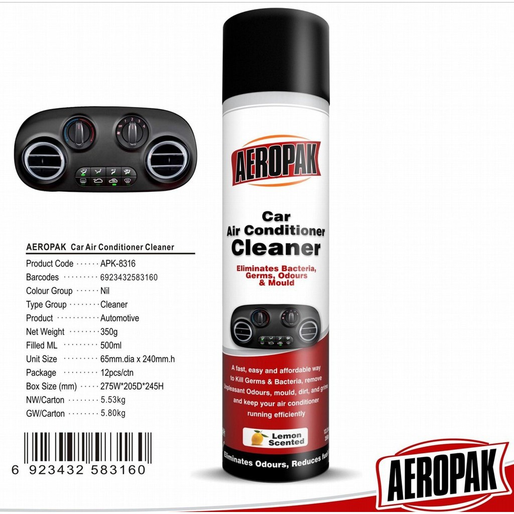 Aeropak Car Air Conditioner Cleaner Cooling Coil cuci Aircond Kereta