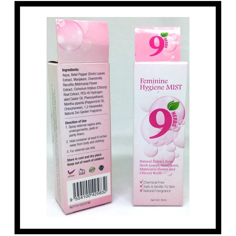 9 HERBS FEMININE HYGIENE MIST 10mL Shopee Malaysia