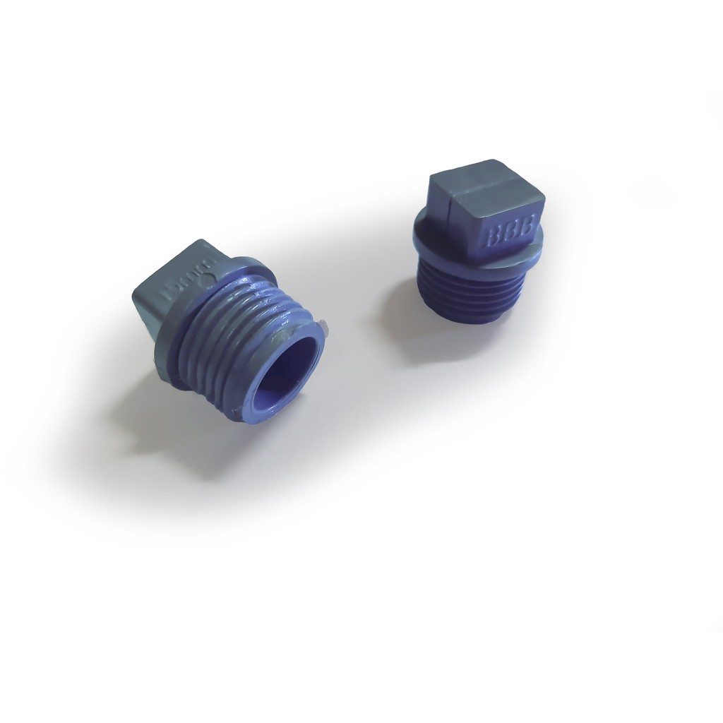PVC Plug/PVC Stopper / Penutup Paip PVC/ PVC Pipe Fitting plug (15mm