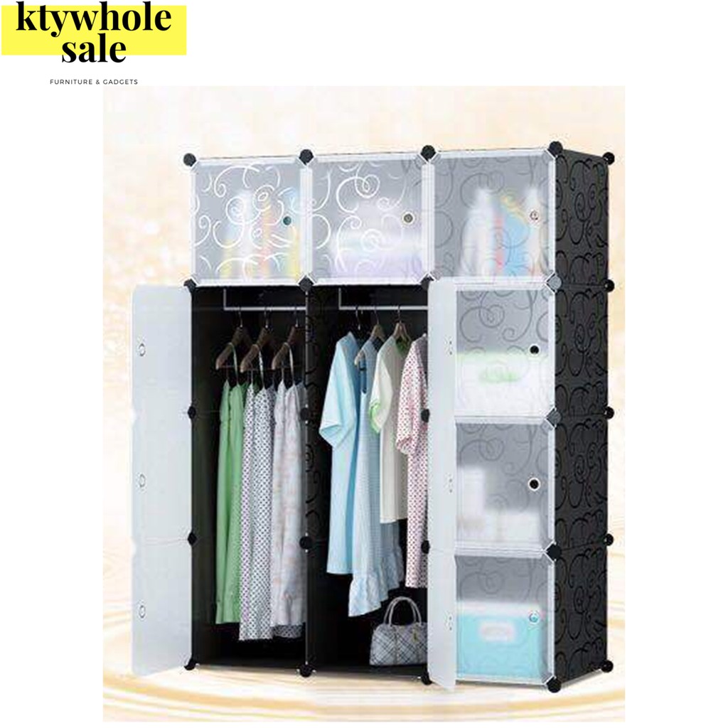 KTY DIY Storage Box Wardrobe XL Size Cloth Storage Organizers Almari