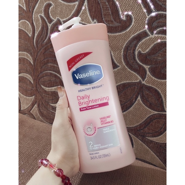 Vaseline body lotion combines a variety of vitamins and moisture [USA