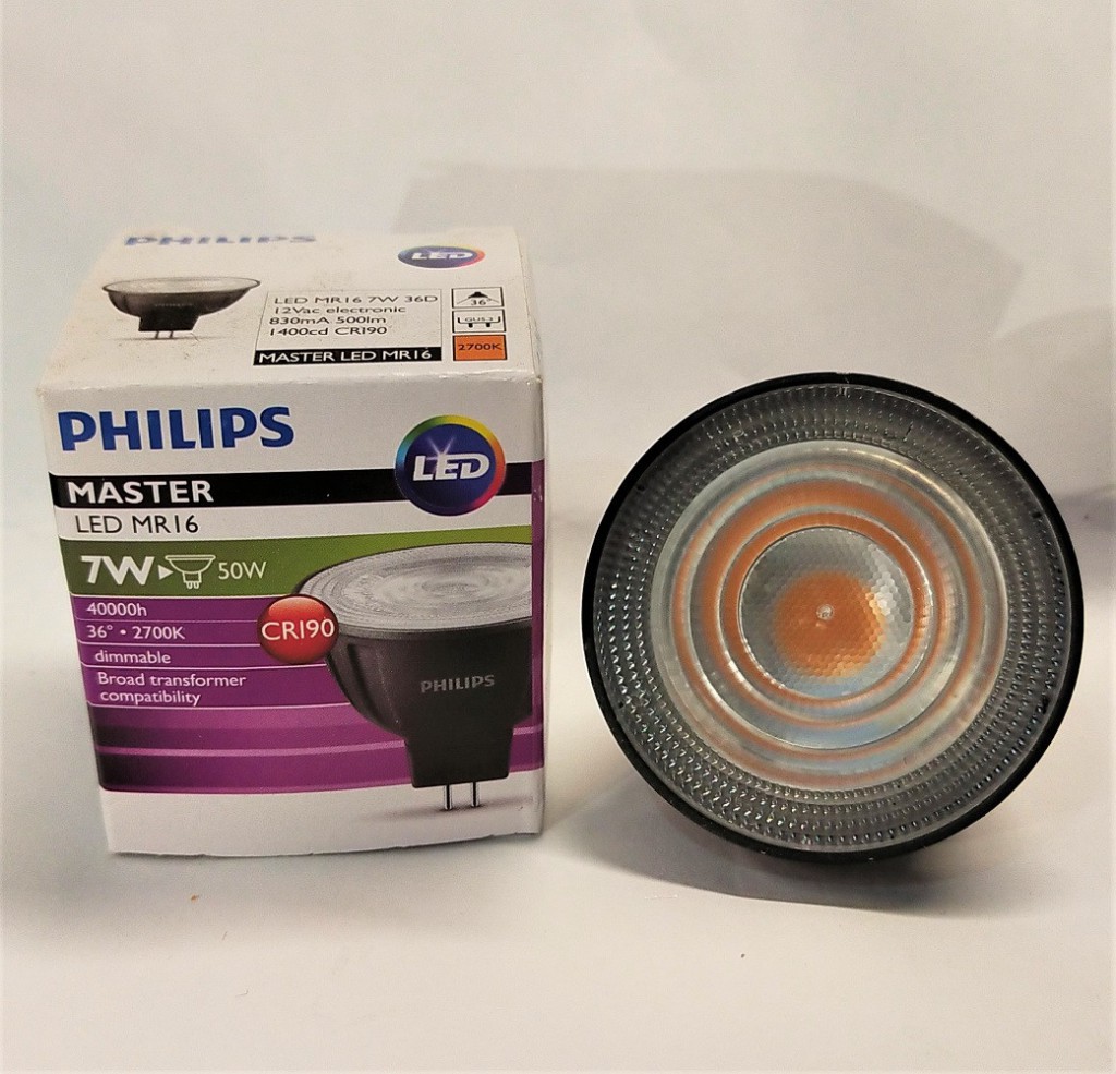 Philips Master LED MR16 7W/50W Dimmable LED Spots (Warm White 2700K