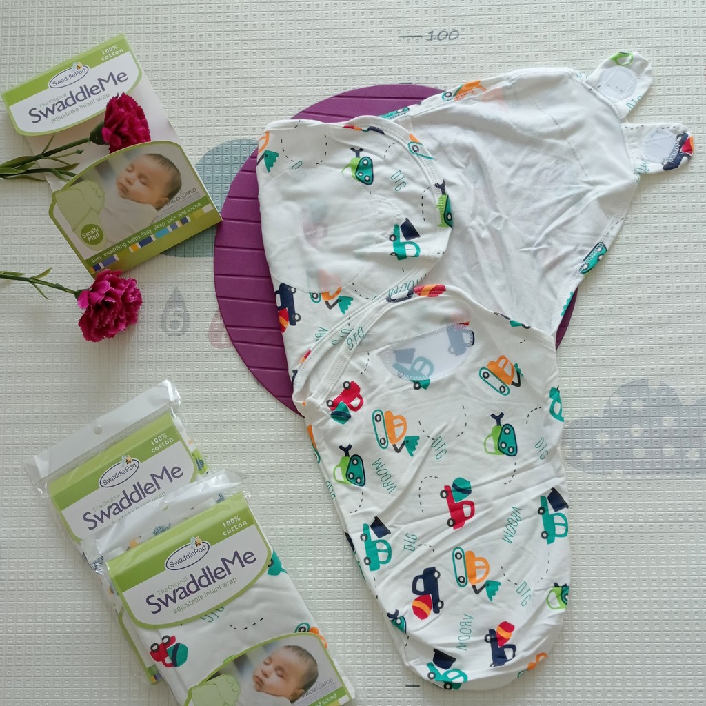 SwaddleMe Adjustable Infant Wrap [Medium Assorted Designs] Shopee Malaysia