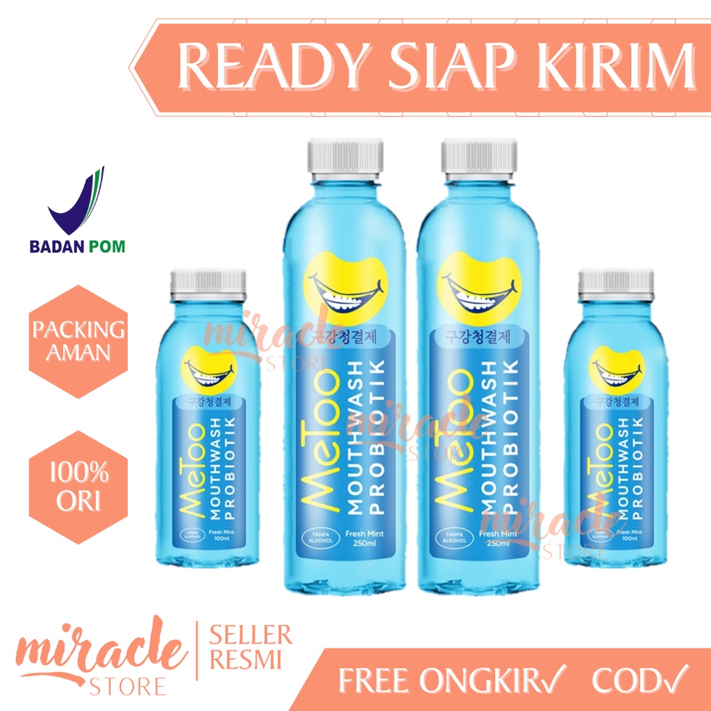 Ready! Metoo Mouthwash Probiotic From KOREA FRESH MINT MOUTH WASH