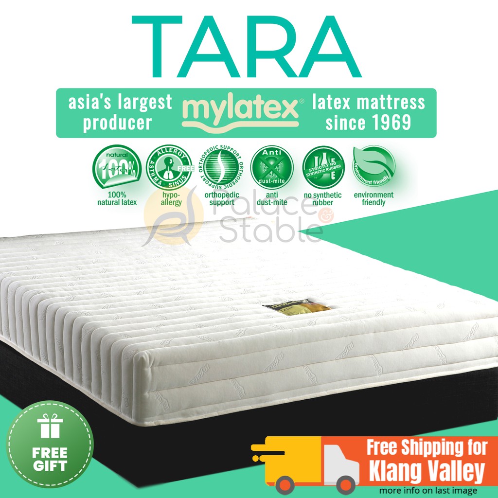 MyLatex TARA, 100 Natural Latex Orthopaedic Mattress (Queen, King