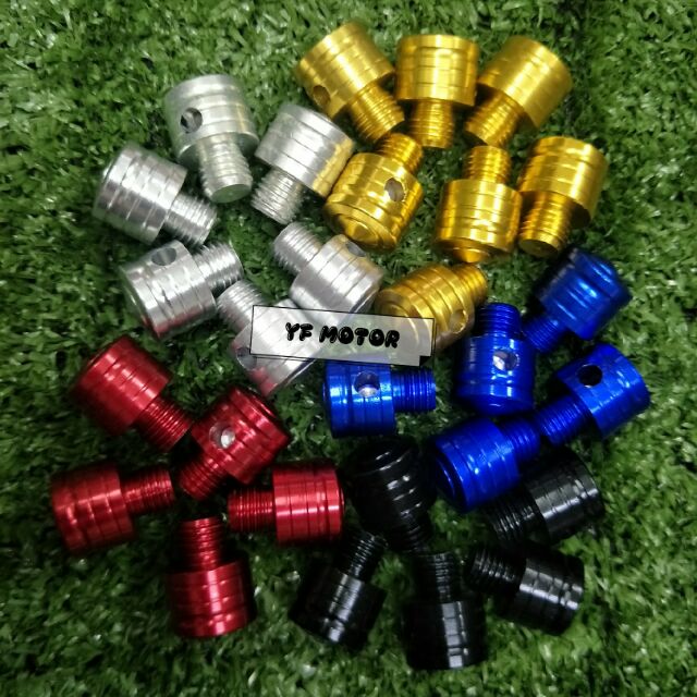 YAMAHA & HONDA SIDE MIRROR NUT SET (2 BIJI) Shopee Malaysia