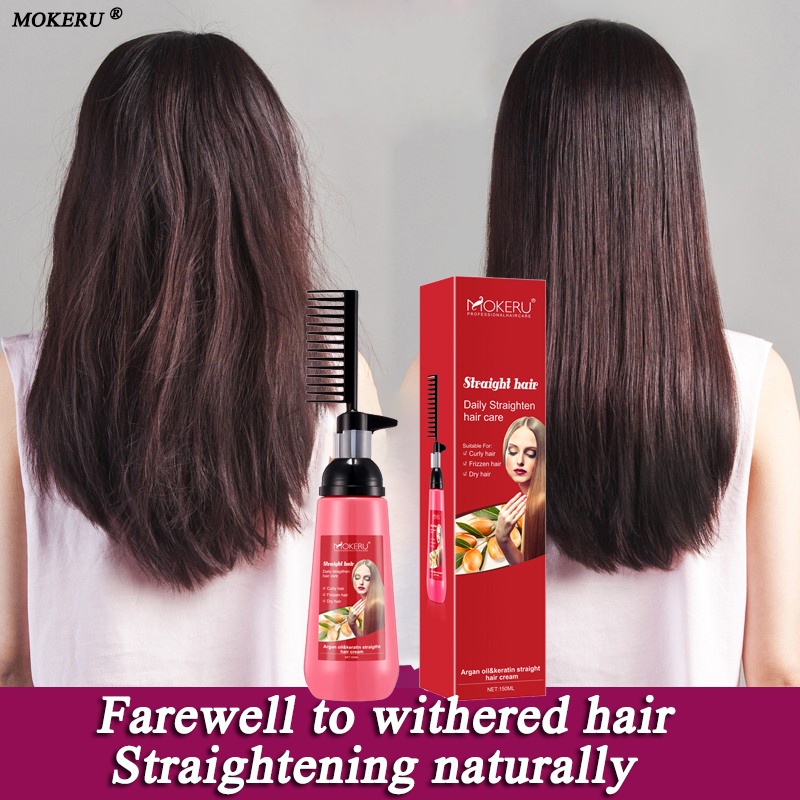 [Longlasting] MOKERU Hair straightening cream 260g Simple operation to